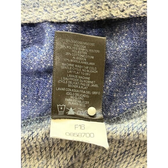 Kuhl Womens Pullover Nova Top Cowl Neck Wool Blend Gray Blue Long Sleeve Size M - Picture 7 of 8